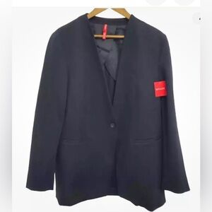COPY - NWT SPANX The Perfect Collarless Oversized Pointe Black Blazer Size 1X